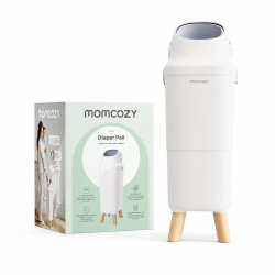 MOMCOZY DP01 DIAPER PAIL WITH PATENTED TRIPLE-SEAL ODOR...