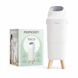MOMCOZY DP01 DIAPER PAIL WITH PATENTED TRIPLE-SEAL ODOR...