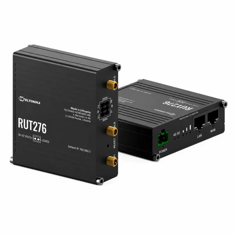 TELTONIKA RUT276 COMPACT REDCAP 5G ROUTER - Immagine 2