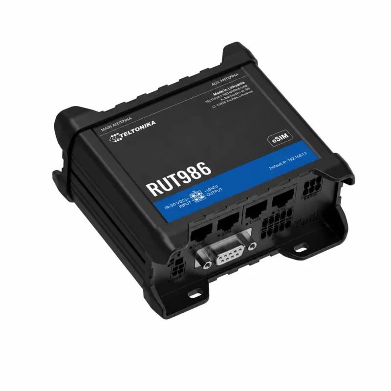 TELTONIKA RUT986 INDUSTRIAL GLOBAL LTE ROUTER TELIT CAT4 MODEM - Изображение 2