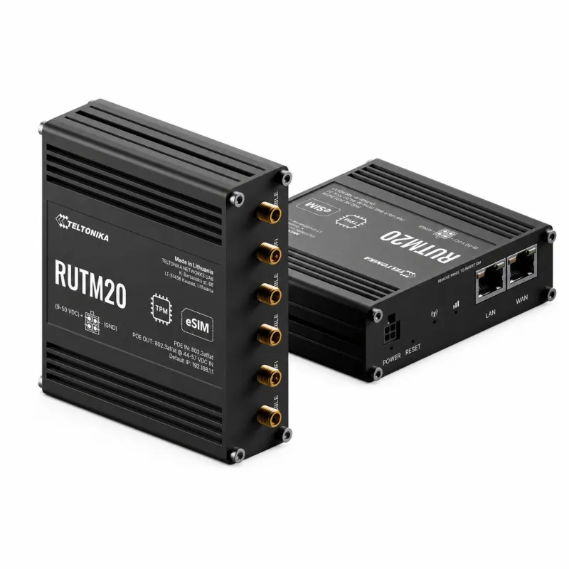 TELTONIKA RUTM20 COMPACT 5G ROUTER, GLOBAL TELIT 5G MODEM - Immagine 2