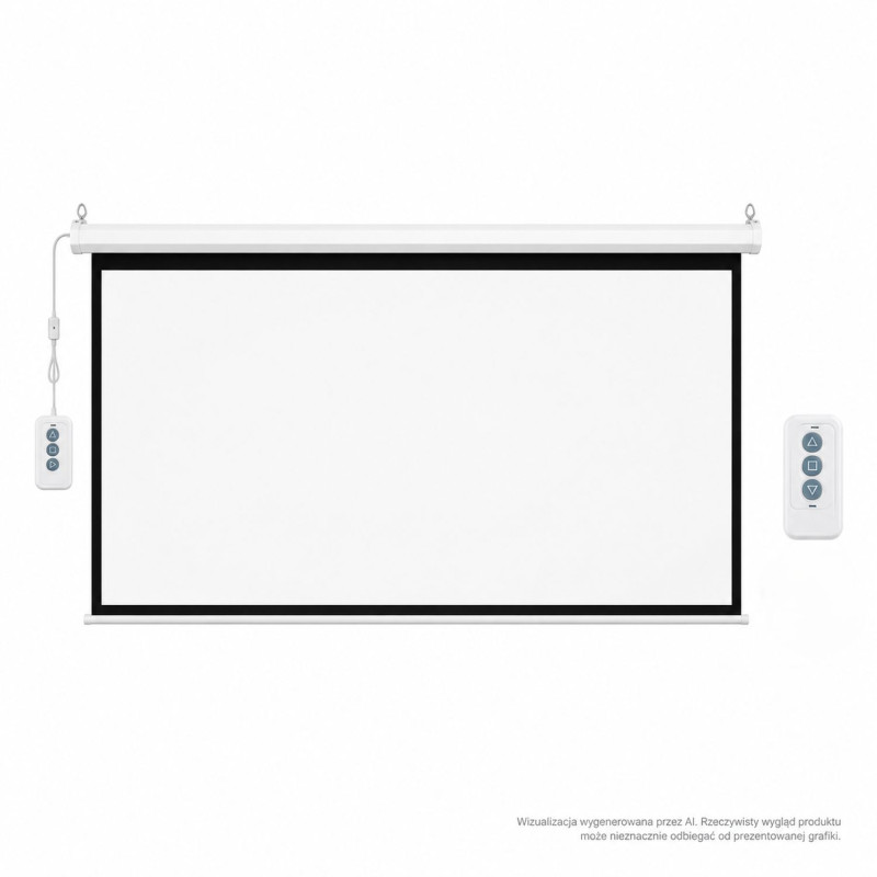 EXTRALINK ELECTRIC MOTORIZED PROJECTION SCREEN 120" 16:9, 266x149CM, REMOTE CONTROL