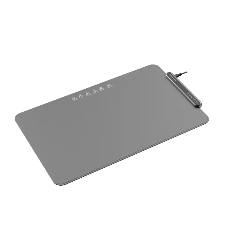 EXTRALINK ELEKTRYCZNA MATA GRZEWCZA SZARA 63X38 CM 400W - Obrázek 2