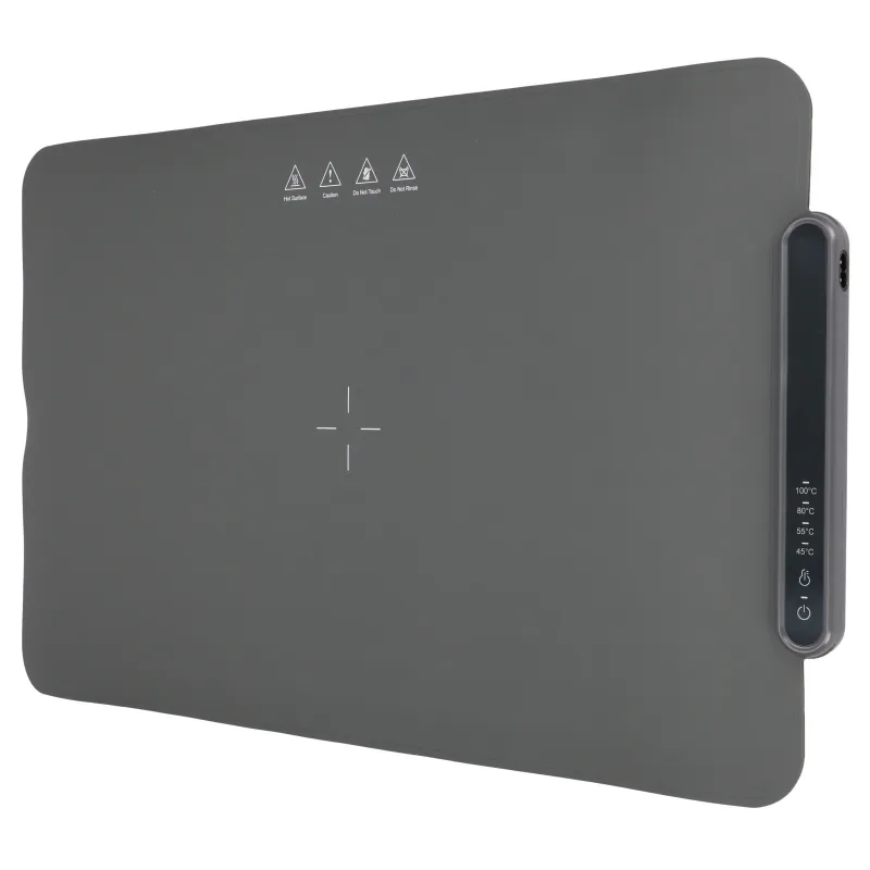 EXTRALINK ELEKTRYCZNA MATA GRZEWCZA SZARA 63X38 CM 400W - Obrázek 3