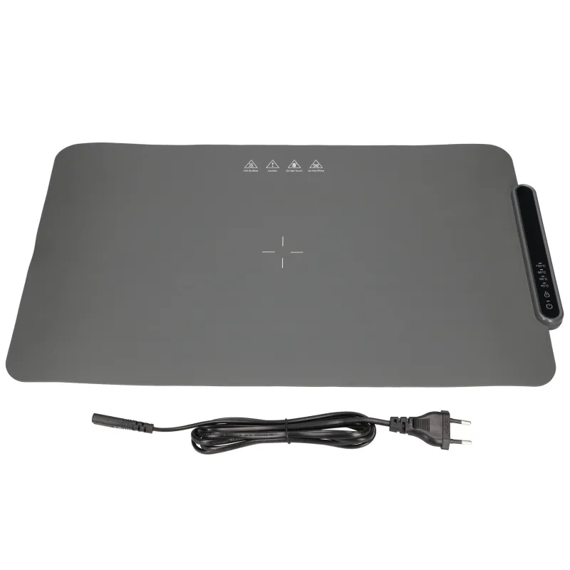 EXTRALINK ELEKTRYCZNA MATA GRZEWCZA SZARA 63X38 CM 400W - Obrázek 7