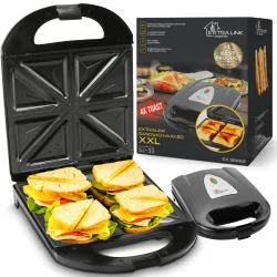 Extralink Smart Life Sandwich-Maker XXL SJ-33 Opiekacz do kanapek XXL 1400W, Opiekacz na 4 tosty