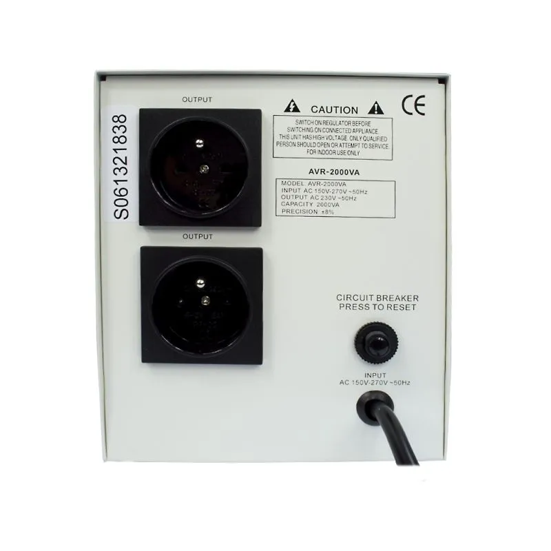 Стабилизатор напряжения VOLT AVR 2000 VA