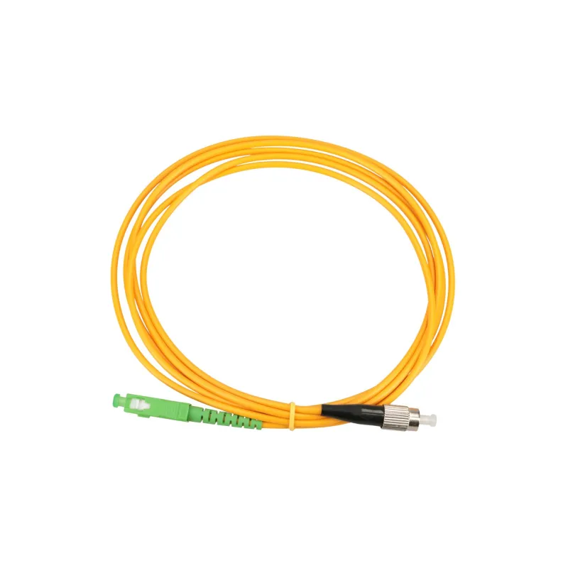 Cable Patch Extralink SC/APC-FC/UPC, Monomodo, Simplex, G657A1, 3mm, 2m