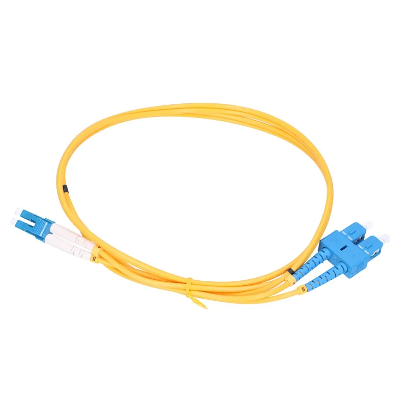 Patchcord Extralink SC/UPC-LC/UPC, PVC, Jednomódový, Duplex, G652D, 3mm, 1m - Obrázek 2