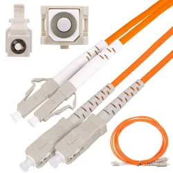 Extralink SC/UPC-LC/UPC | Patchcord | Wielomodowy, OM2,...
