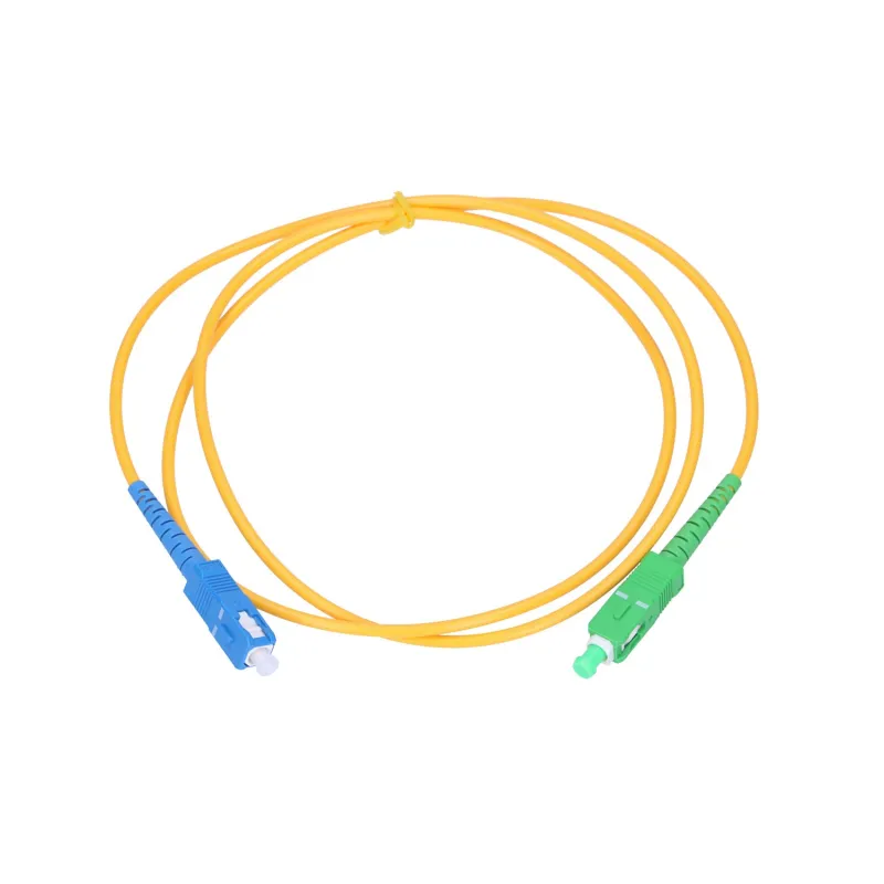 Extralink SC/APC-SC/UPC | Patchcord | Jednomodowy, Simplex, G652D, 3mm, 3m - Zdjęcie 2