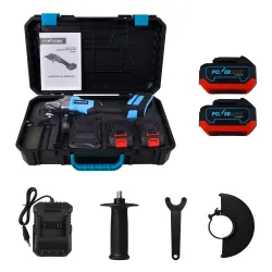 EXTRALINK POWERLINK AKUMULATOROWA SZLIFIERKA KĄTOWA AG803 Z RĄCZKA 8500RPM 2X4AH PWL-AG803