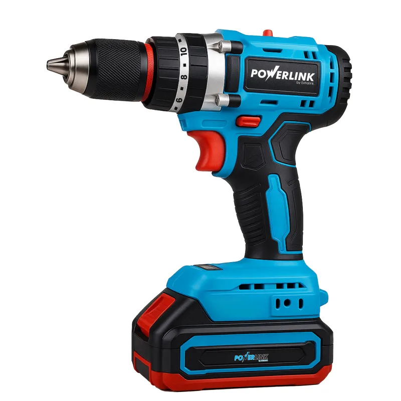 Powerlink by Extralink | Akumulatorowa wkrętarka | PWL-CD1002C 10mm 20V 2x1,5Ah