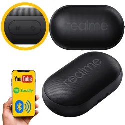 Realme Pocket Bluetooth Speaker Classic Black | Altavoces portátiles | Bluetooth 5.0, IPX5, USB-C