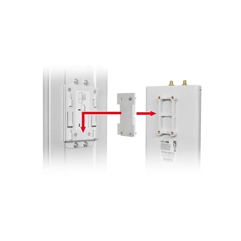 RF Elements EasyBracket 912 | Suporte de montagem | dedicado para MikroTik BaseBox ou Ubiquiti AirMAX