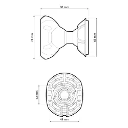 RF Elements NanoBracket | Uchwyt montażowy | dedykowany dla Ubiquiti NBE-M5-16