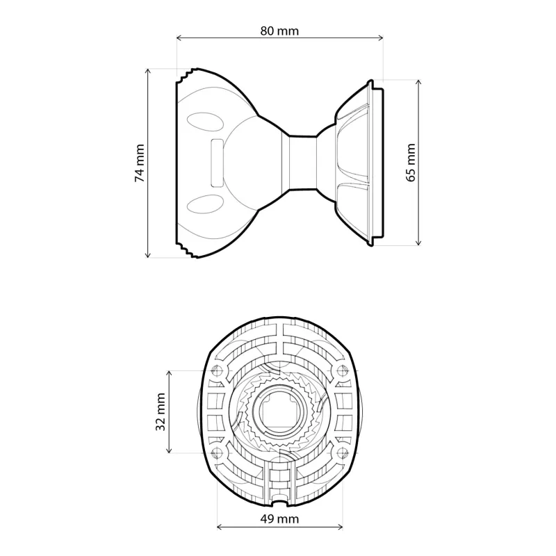 Крепеж для монтажа RF Elements NanoBracket для Ubiquiti NBE-M5-16