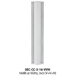 Antenna settoriale RF Elements SEC-CC-5-16-VVH, MIMO, 5GHz, 16dBi, 3x RP-SMA