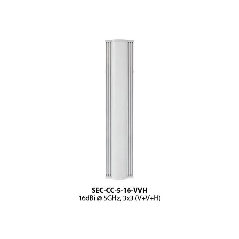 Antenna settoriale RF Elements SEC-CC-5-16-VVH, MIMO, 5GHz, 16dBi, 3x RP-SMA