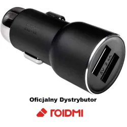 Roidmi 3S | Carregador de carro com transmissor FM | Bluetooth, cor preta