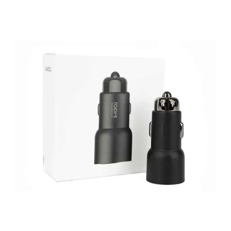 Roidmi 3S | Cargador para coche con transmisor de FM | Bluetooth, Negro