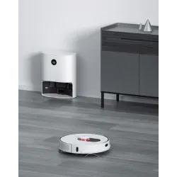 Roidmi Eve Plus | Aspiradora inteligente | 2700 Pa, 5200 mAh, estación con tanque de 3L