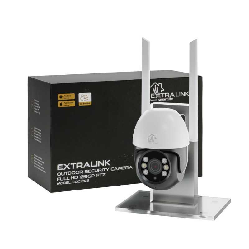 Câmara de Segurança IP Exterior Extralink Perun EOC-268, 1296p, PTZ - Imagem 4