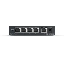 Ruijie Reyee RG-ES105GD Anahtarı, 5x RJ45 1000Mb/s, Yönetilmeyen, Masaüstü