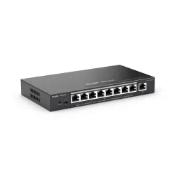 Switch Ruijie Reyee RG-ES209GC-P, 9x RJ45 1000Mb/s, 8x PoE+, 120W, gerenciamento em nuvem