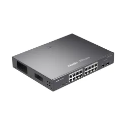 Switch Ruijie Reyee RG-ES218GC-P, 16x RJ45 1000Mb/s PoE+, 2x SFP, 240W, Cloudové Řízení