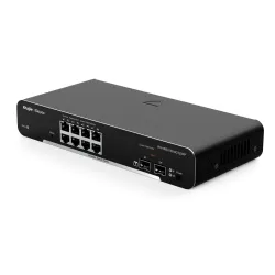 Switch Ruijie Reyee RG-NBS3100-8GT2SFP, 10x RJ45 1000Mb/s, 8x GE, 2x SFP, Gestión en la Nube, Capa 2