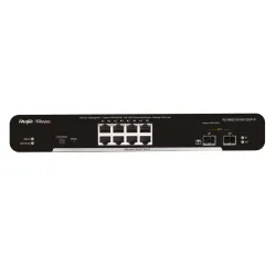 Switch Ruijie Reyee RG-NBS3100-8GT2SFP-P, 10x RJ45 1000Mb/s, 8x PoE+, 2x SFP, 125W, bulut yönetimi, Layer 2