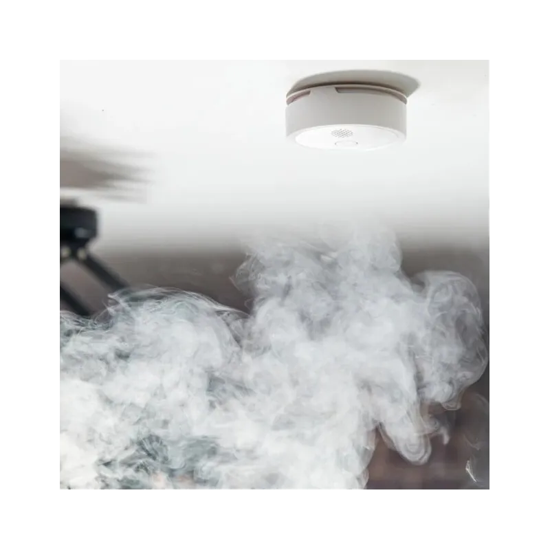 SHELLY PLUS SMOKE ALARM WIRE-FREE, BATTERY-OPERATED SMART PHOTOELECTRIC SMOKE ALARM