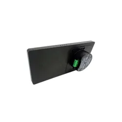 Shelly Wall Display X2 Czarny + BLU H&T | Inteligentny panel sterowania z przekaźnikiem | 5A WiFi/Bluetooth