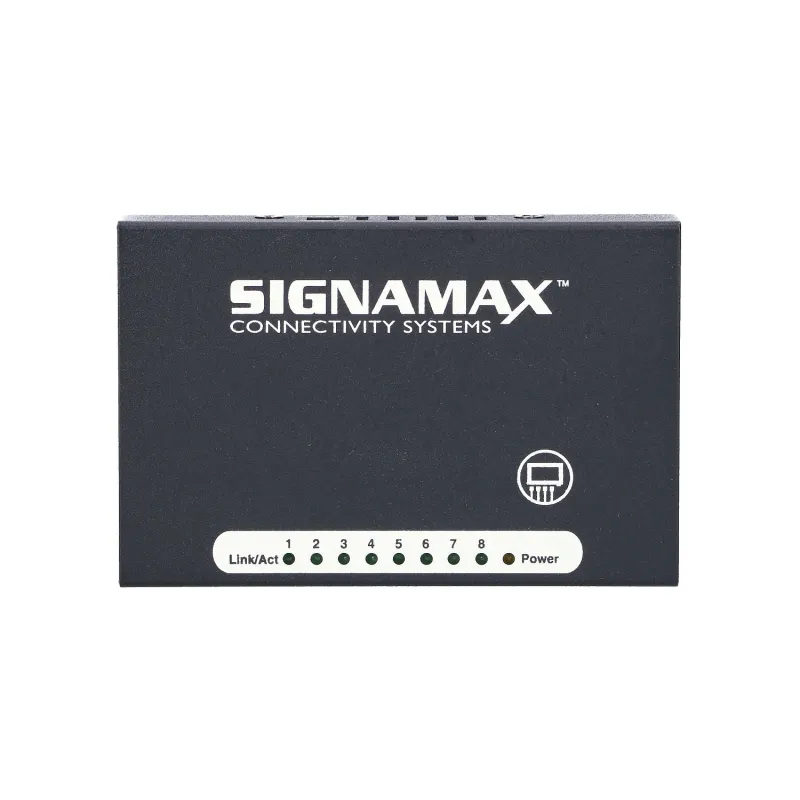 Signamax Switch 100-7308, 8x RJ45 100Mbps, USB