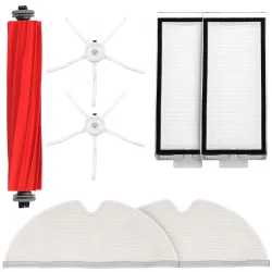 Kit di Ricambi per Aspiratori Roborock: Spazzole, Rulli, Filtri e Mop per Q7 Max Plus + T8