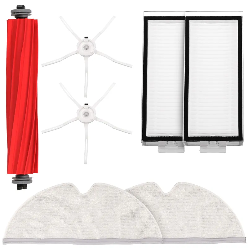 Ersatzteilset für Roborock Staubsauger: Bürsten, Rollen, Filter und Mops für Q7 Max Plus + T8