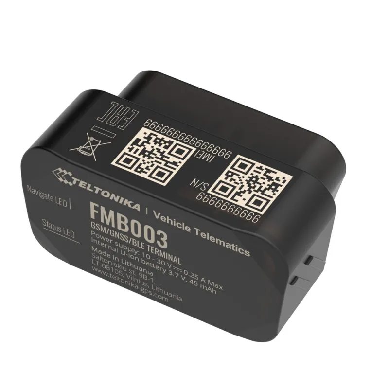 Teltonika FMB003 | GPS lokátor | Konektor OBDII, GNSS, GSM, Bluetooth 4.0
