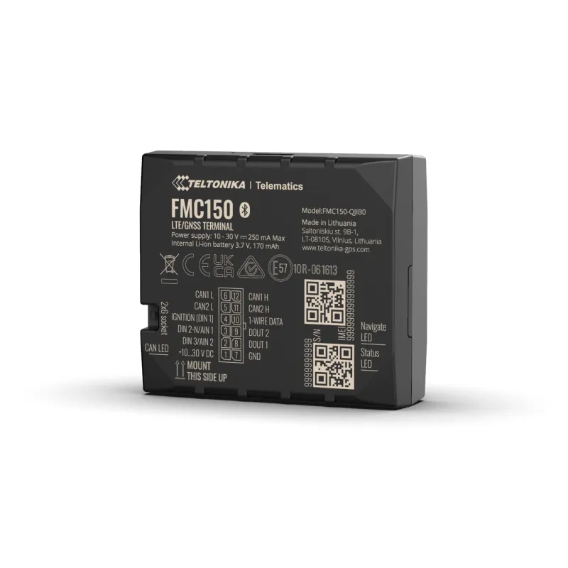 Teltonika FMC150 | Rastreador GPS | LTE Cat 1/GSM/GPRS/GNSS/BT