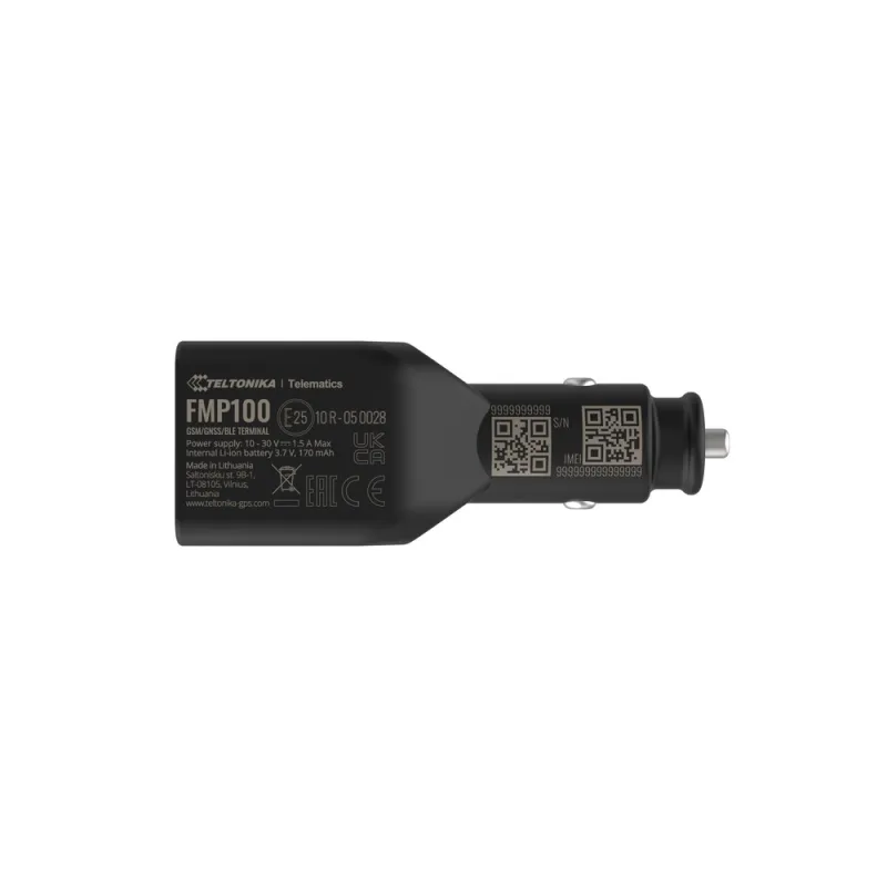 Teltonika FMP100 GNSS Takip Cihazı, Çakmak Girişi, GSM, Bluetooth 4.0, USB, Micro USB
