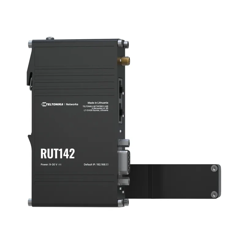 Teltonika RUT142 | Roteador industrial | Wi-Fi 4, RS232, 2x RJ45 100Mb/s, IP30
