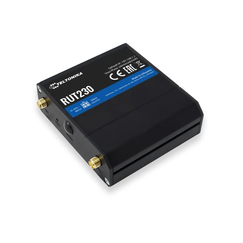 Teltonika RUT230 | Industrial 3G Router | 2x LAN 100Mb/s, WiFi 150Mb/s, 2,4GHz, RUT230 01E000