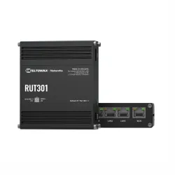 Teltonika RUT301 | Roteador industrial | 5x RJ45 100Mb/s, USB 2.0, IP30