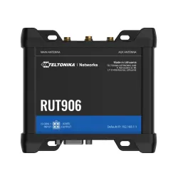 Teltonika RUT906 | Roteador industrial 4G LTE | Cat.4, WiFi, Dual Sim, 1x WAN, 3X LAN, IP30