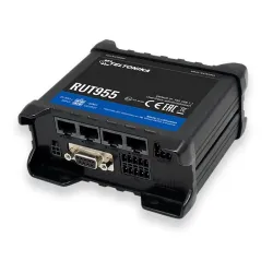 Profesyonel Endüstriyel 4G LTE Router Teltonika RUT955, Cat.4, WiFi, Dual SIM, GPS, 1x WAN, 3x LAN, GPS Anteni, RUT955 T033B0
