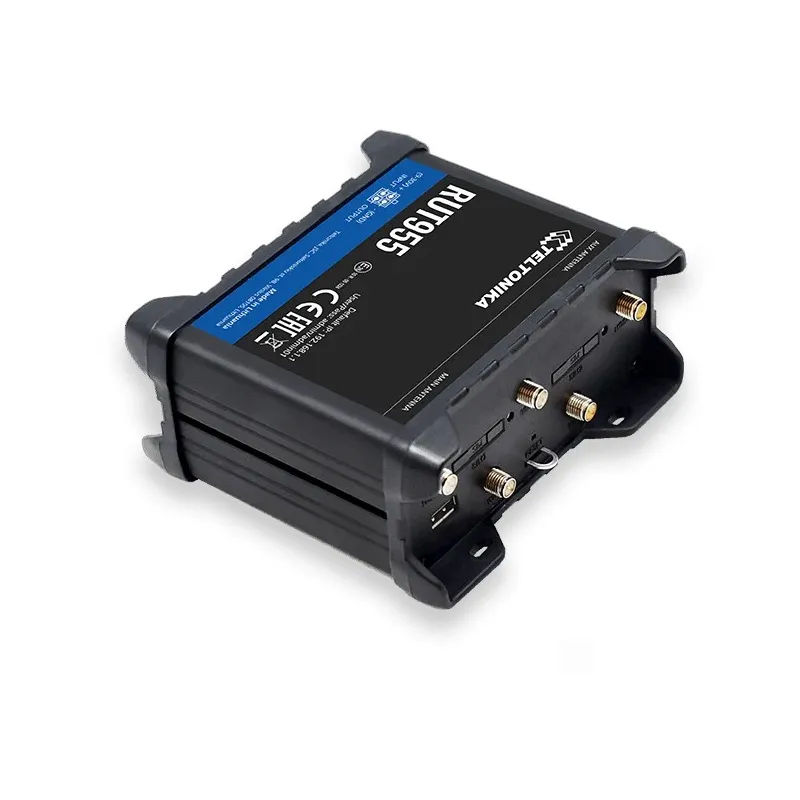 Профессиональный Промышленный 4G LTE Маршрутизатор Teltonika RUT955, Cat.4, WiFi, Dual SIM, GPS, 1x WAN, 3x LAN, GPS Антенна, RU