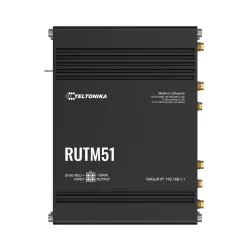 Teltonika RUTM51 | Router 5G industrial | 5x GbE, Dual SIM, Wi-Fi 5