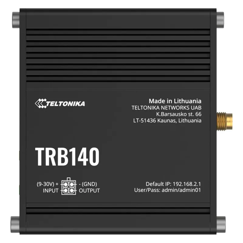 Router Industriale, Gateway IoT LTE Teltonika TRB140, Cat 4, Gateway LTE
