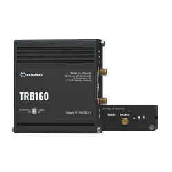 Teltonika TRB160 LTE IoT Geçidi, Cat 6, 1x RJ45 1000Mb/s, IP30