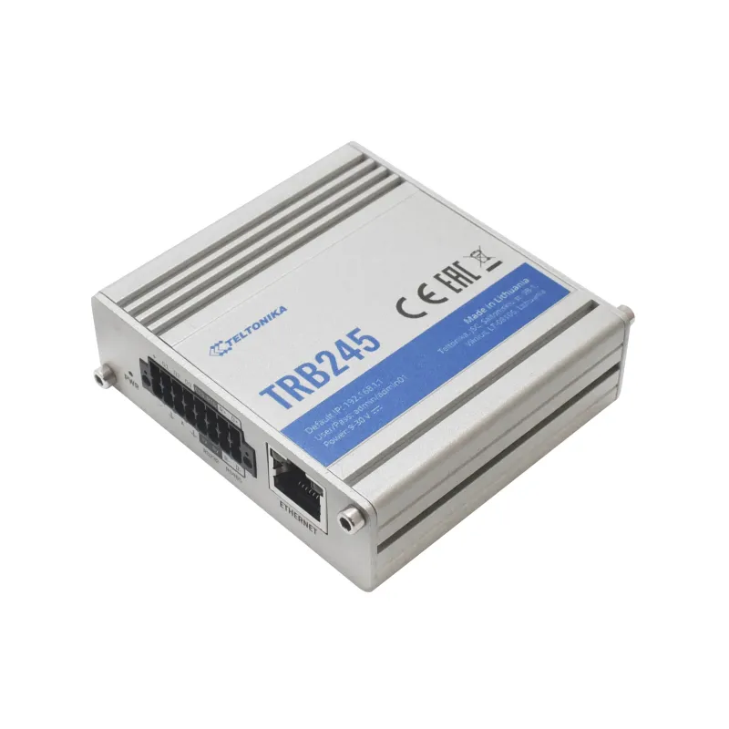 Шлюз, LTE маршрутизатор Teltonika TRB245, Cat 4, LTE, RS232/RS485, GPS